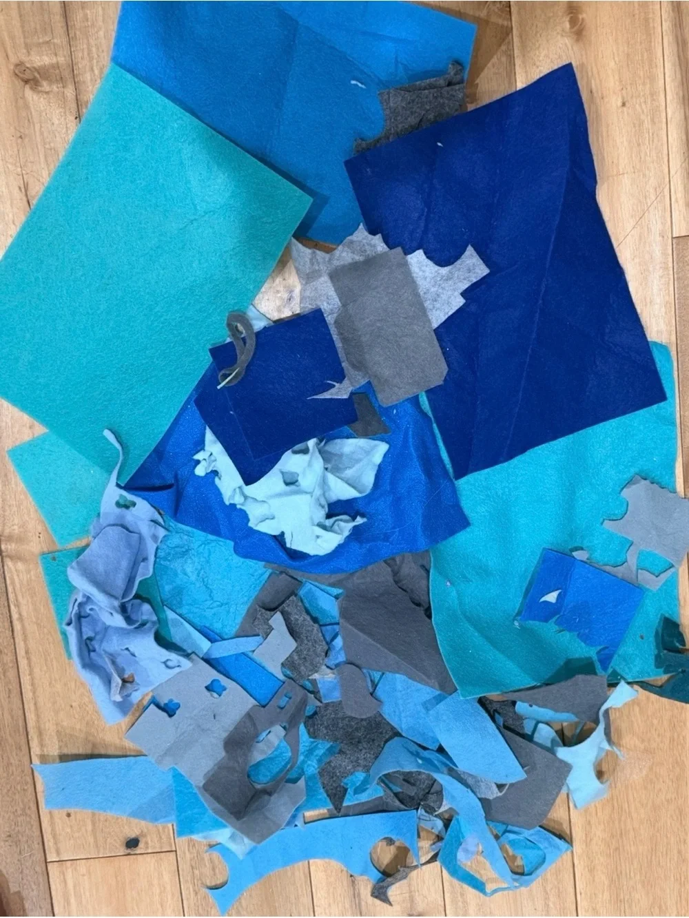 HUGE Rainbow Felt Scrap Bundle Assortment